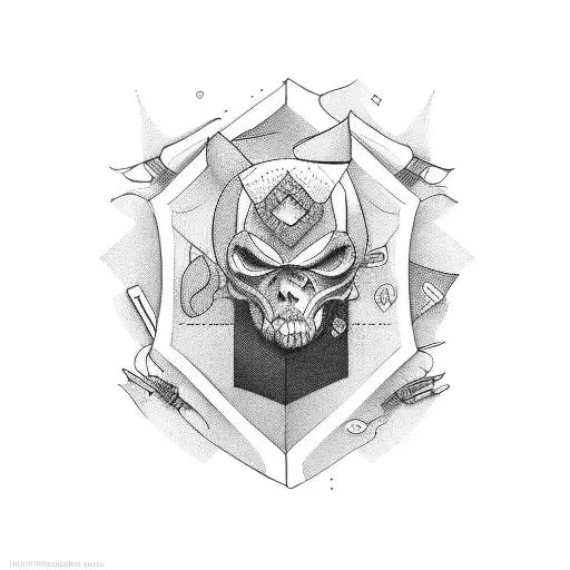 workaholic tattoo design idea