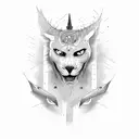 workaholic tattoo design idea