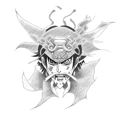 itachi and susano tattoo design idea