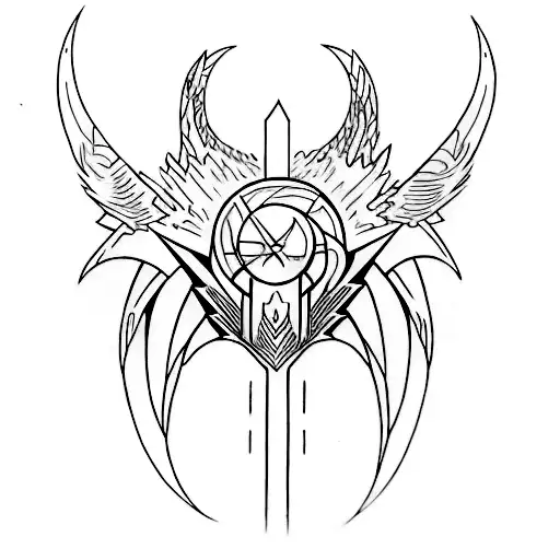 name UMBRA in red. name NickToyOfUmbra in yellow. Hidden in each other.Gaps filled whit Nordic mythology elements. No sh tattoo design idea