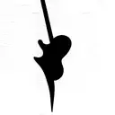 bass guitar tattoo design idea