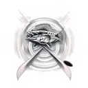 bass guitar tattoo design idea