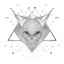 Electric circuitry tattoo design idea