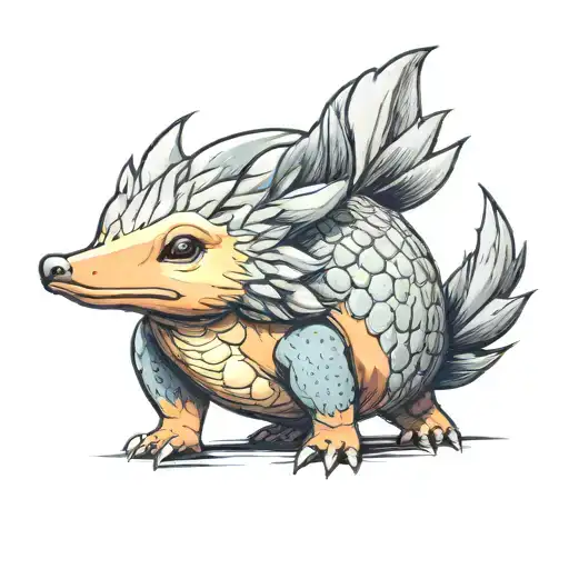 cyndaquil tattoo design idea