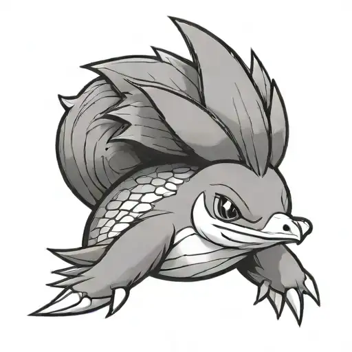 cyndaquil tattoo design idea