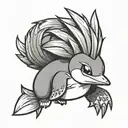 cyndaquil tattoo design idea