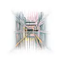 gritty urban landscape, transformed by a radiant silver aura. The reflection of this light in rainwater puddles should r tattoo design idea