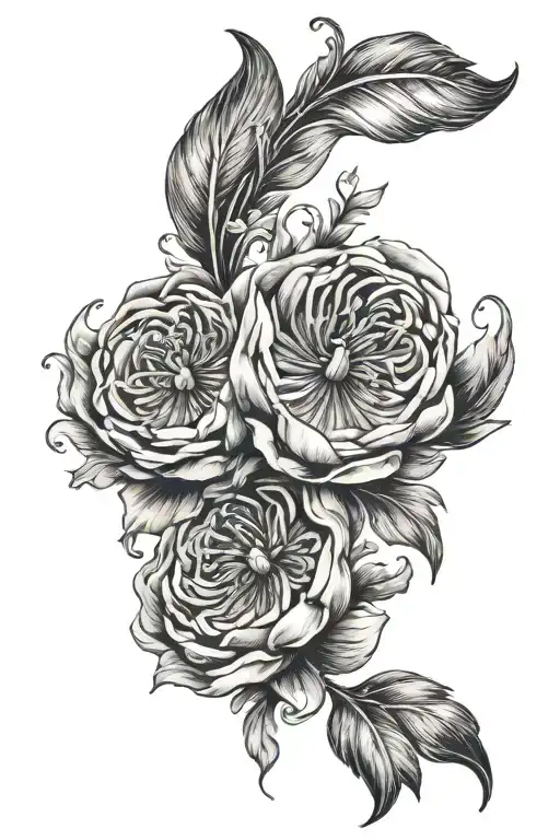 dates of birth tattoo design idea