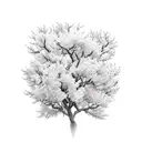 Apple tree tattoo design idea