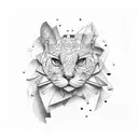 two piece os puzzle  tattoo design idea