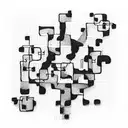 crossword puzzle tattoo design idea