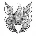 crossword puzzle tattoo design idea