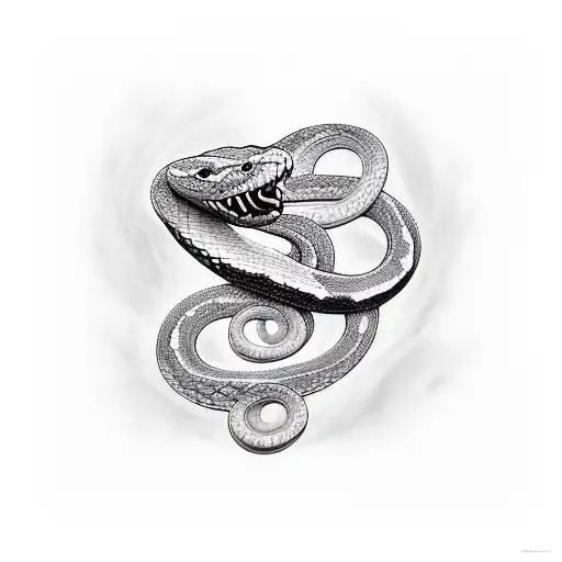 Snake tattoo design idea