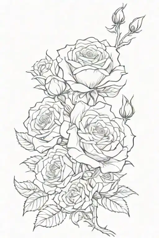 roses go to hell tattoo design idea