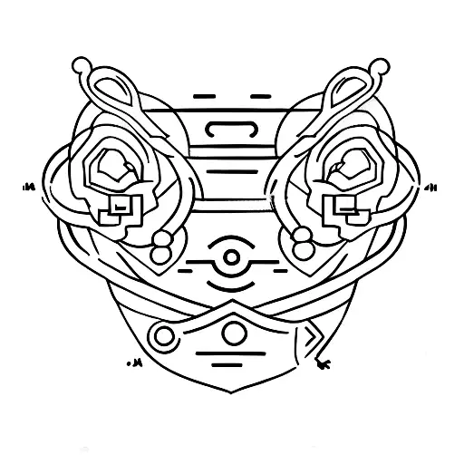 hand poked line art of a man and woman  slow dancing chest to chest in a messy style  tattoo design idea