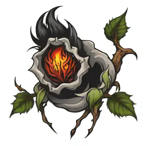 I spawn & see tattoo design idea