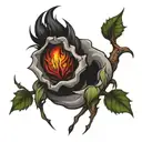 I spawn & see tattoo design idea