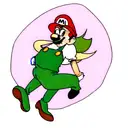 Mario and Luigi tattoo design idea