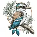 kookaburra tattoo design idea