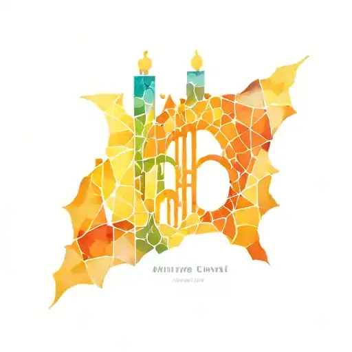 Antonio Gaudi mosaic style tattoo design tattoo design idea