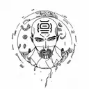 text: I'm an EveryDay Normal MF tattoo design idea