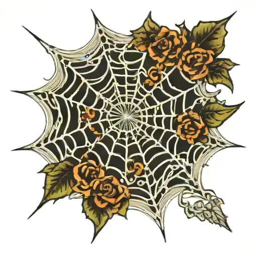 spiderweb 2003 tattoo design idea