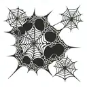 spiderweb 2003 tattoo design idea