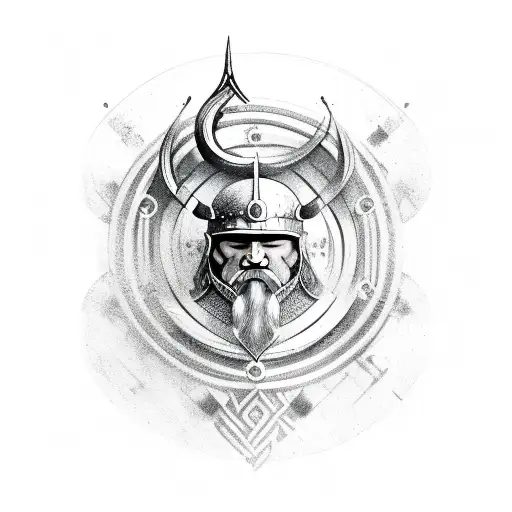 VIKING SYMBOL tattoo design idea