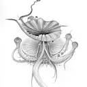 Venus flytrap tattoo design idea