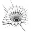 Venus flytrap tattoo design idea