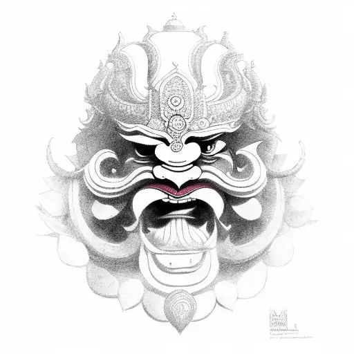 ravana  tattoo design idea