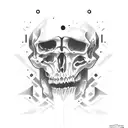 undead soldier tattoo design idea