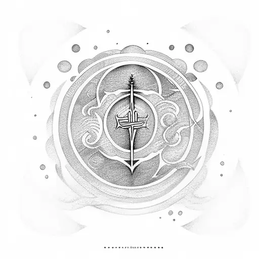 ogham tattoo design idea