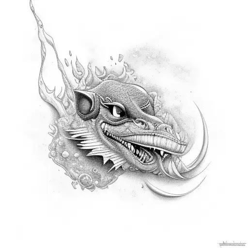 air, water, earrth, fire tattoo design idea