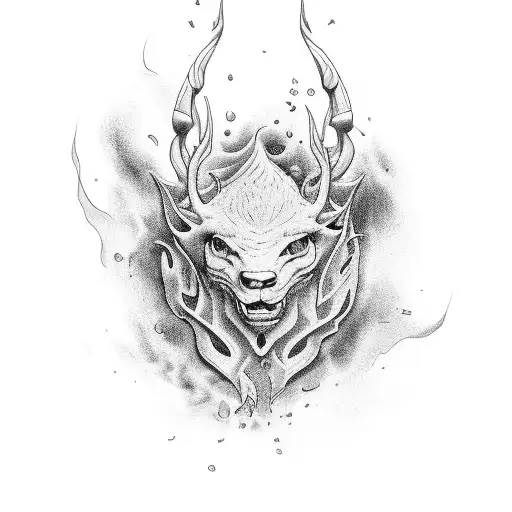 air, water, earrth, fire tattoo design idea