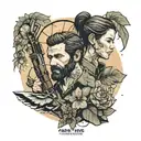 the last of us tattoo design idea