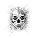 evolution, plague mask, science, e=mc2, dna tattoo design idea