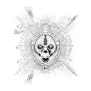 evolution, plague mask, science, e=mc2, dna tattoo design idea