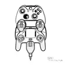 a xbox controller tattoo design idea