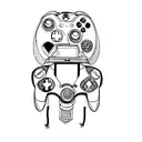 a xbox controller tattoo design idea