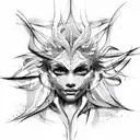 sun  tattoo design idea