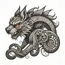 shadow tattoo design idea