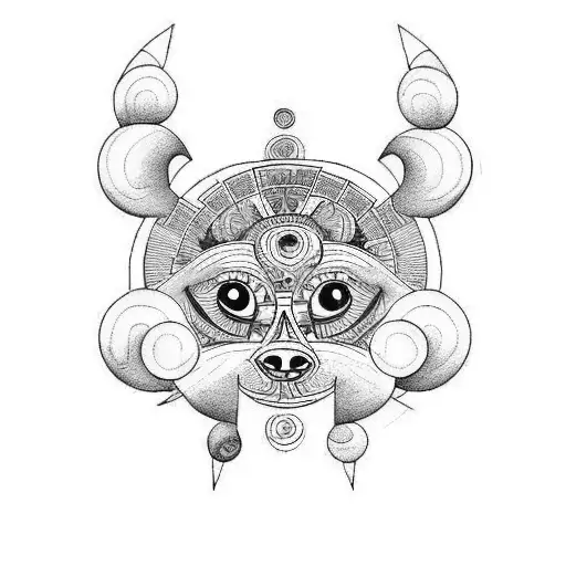 totem pole with seven animals. each animal should represent one of the seven chakras tattoo design idea