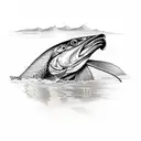Matthew 4:18-19, depicting Jesus calling fishermen to become 'fishers of men.' the apostles' response to follow Jesus tattoo design idea