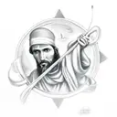 "fisher of men" catholic mandate given by jesus to his disciples.  tattoo design idea