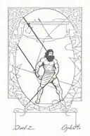 David vs Goliath tattoo design idea