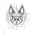 All planets and swat kats flying from earth tattoo design idea