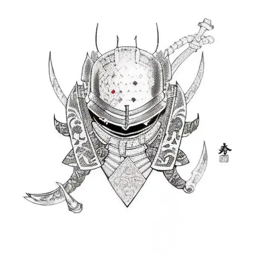 Black Knight Full Body tattoo design idea