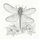 dragonfly tattoo design idea