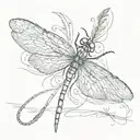 dragonfly tattoo design idea